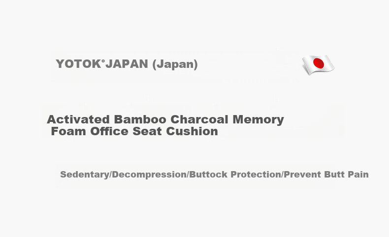 Youtengyouju YOTOK (Japan) Genuine Seat Cushion, Long-Sitting Anti-Bottom Pain, Waist Protection, Office Essential, Breathable Chair Cushio 3