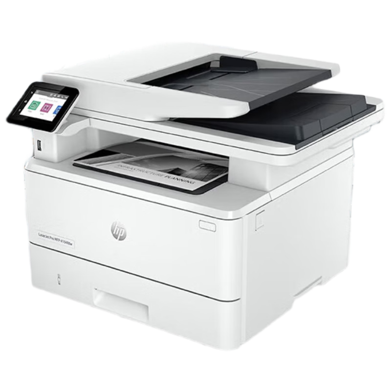 HP Commercial 4104fdw Laser Printer, Wireless, Continuous Duplex Printing, Copying, Scanning, And Fax All-In Machine, Duplex Document Feeder, On-Site Installation + 1-Year On-Site Warranty