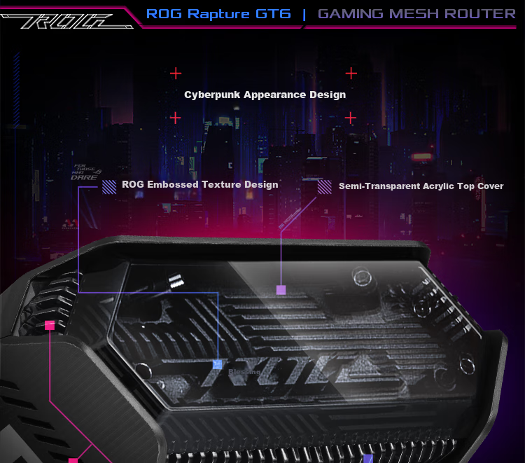 ROG [Renewal Subsidy] ROG Cube Tri-Band 10 Gigabit Gaming Distributed Parent-Child Router | Whole-House WiFi 6 Set, Gigabit Wireless Aimesh Flexible Routing System 17