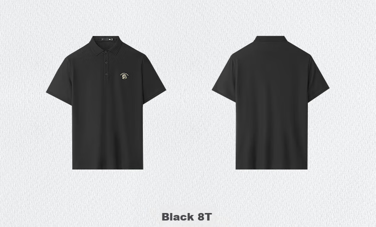 HLA Short-Sleeve Polo Shirt for Men, Chinese Dragon Cool Breathable Short-Sleeve Shirt for Men in Summer 11