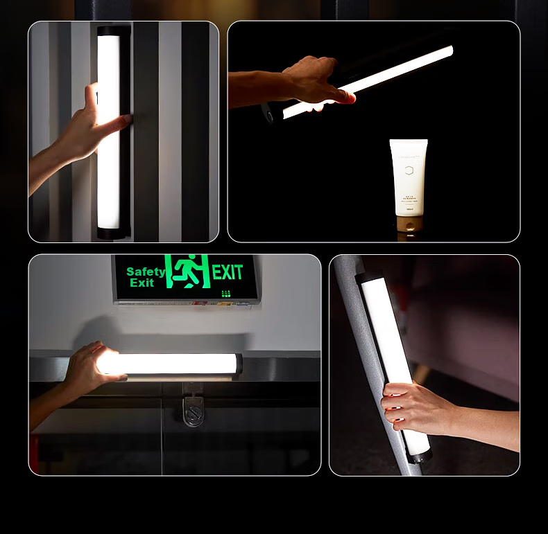 Jimantu Magnetic Rechargeable LED Handheld Light Stick for Outdoor Portable Video Shooting, Night Scene Portrait Photography, Beauty Enhancement, Live Streaming Atmosphere Soft Light 9