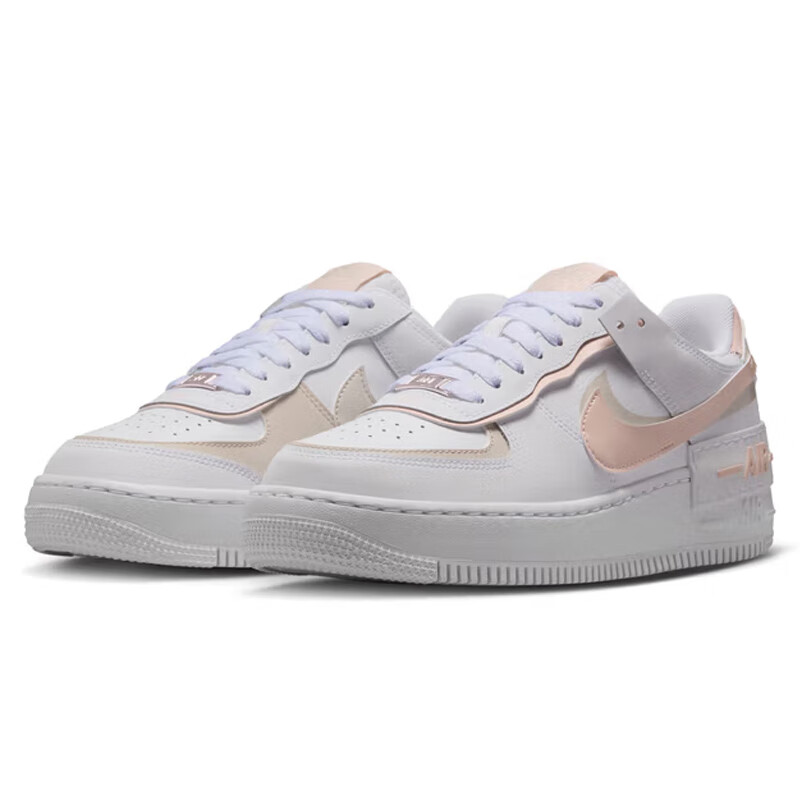NIKE Women's Casual Sneakers, Air Force 1 Sports Shoes, CI0919-121 White, Size 38.5