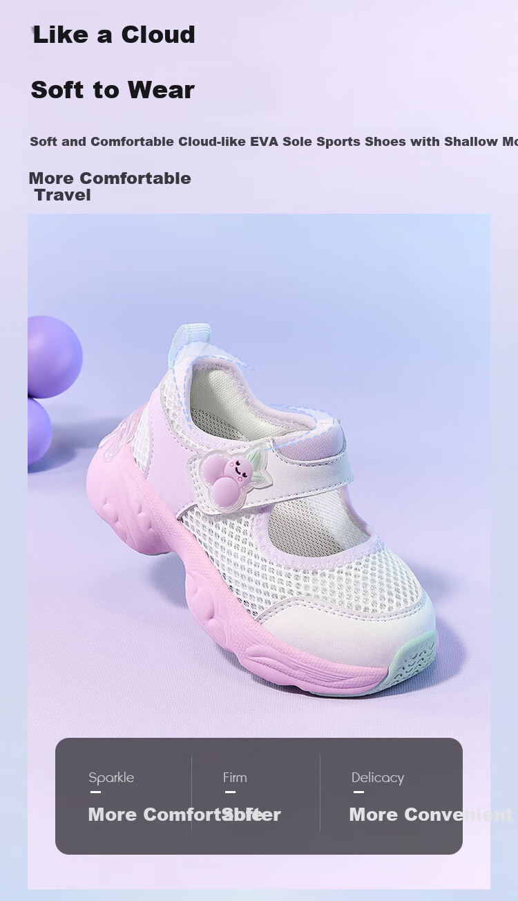BALABALA Children's Shoes, Baby Walking Shoes, Kids' Sports Sandals, Infant Footwear, Shallow Mouth, Summer 2025 Mesh, 208225145016 4