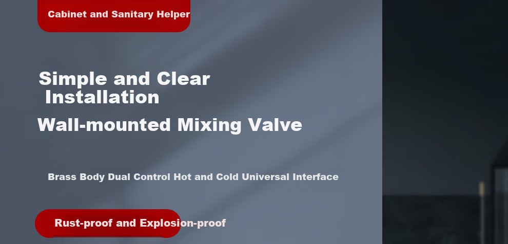 CVBAB Surface-Mounted Shower Mixing Valve Faucet, Water Heater Mixing Valve, Bathroom Cold And Hot Water Mixer CV1152 2