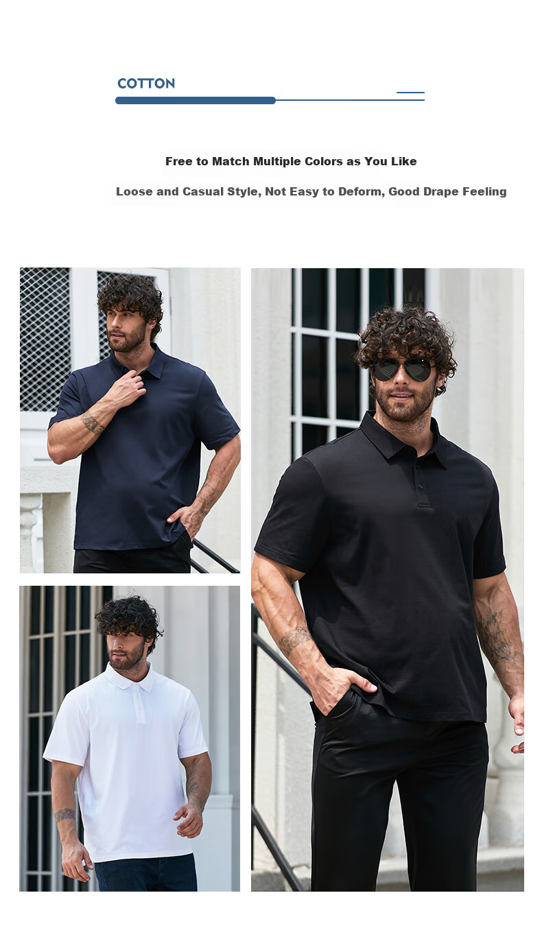 Dibinze Large Size Polo Shirt for Men, Plus Size Loose Fit Cool Business Casual Collared T-Shirt, White, 8XL 12