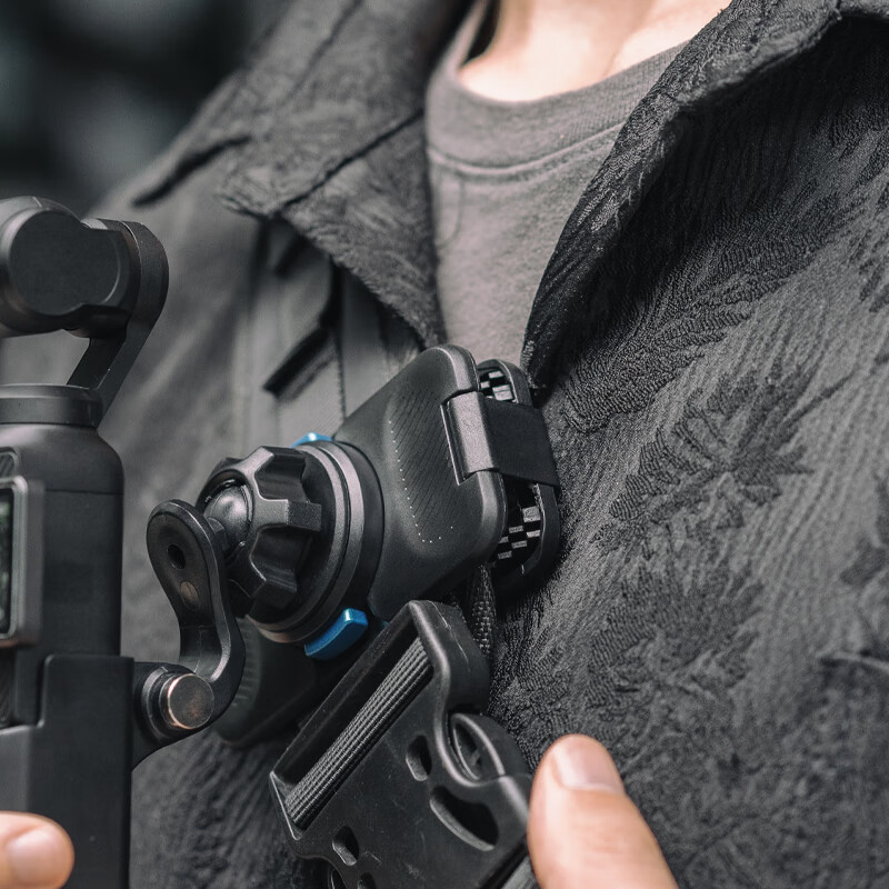 SUREWO Magnetic Quick-Release Gimbal Backpack Clip for DJI Pocket 3, Camera Gimbal Shoulder Strap Mount for Osmo 3, Expansion Accessory