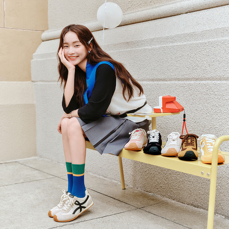 TEENMIX Rainbow Filling Candy, Height-Increasing Thick-Soled Red Forrest Gump Sneakers, Casual Sports Shoes