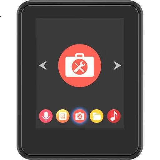 MP3/MP4 плеер RUIZU X86, 4 ГБ, с внешним динамиком, слот для карты памяти, 1.8-дюймовый полноэкранный MP5 видеоплеер, мини-аудиоустройство для студентов