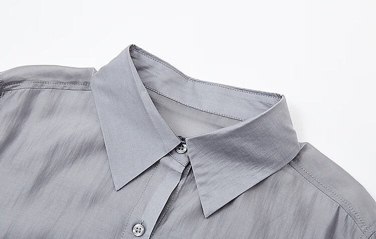 Demana Sweet Oxygen Dopamine Spring Autumn Breathable Lyocell Polo Collar Lightweight Relaxed Shirt Women's Top 3