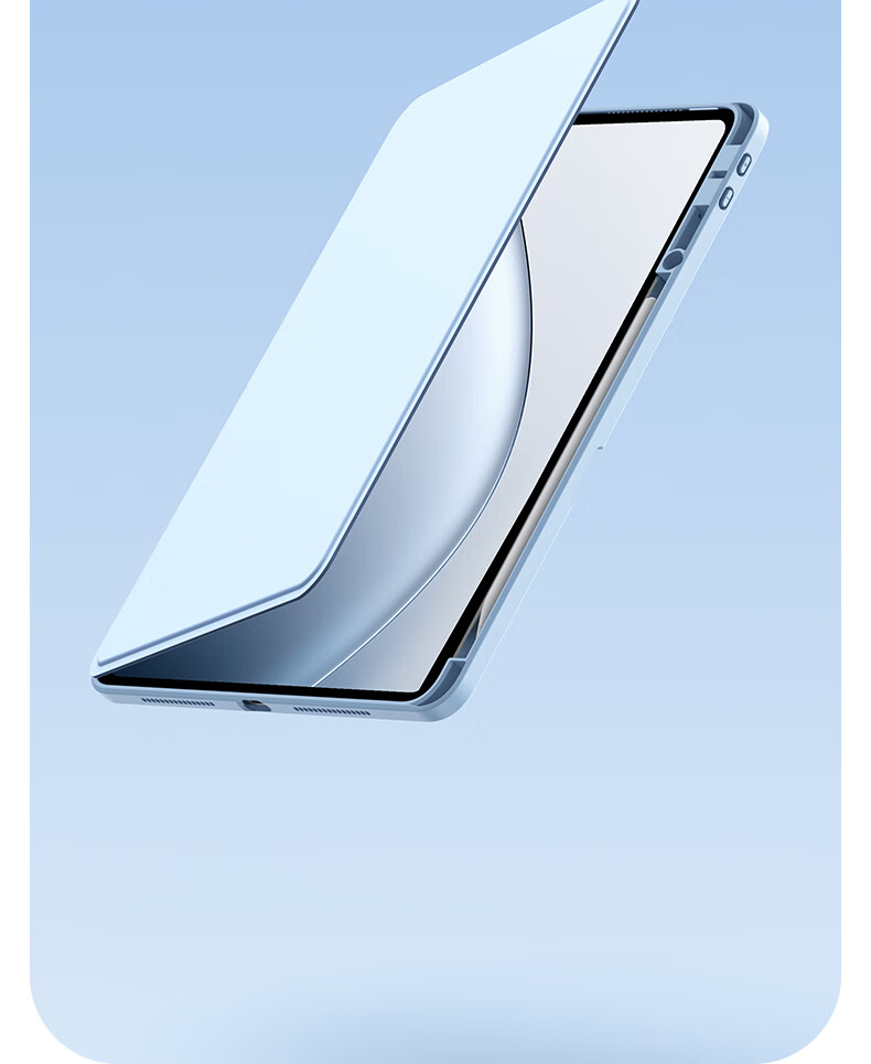 Zhisi Hui Compatible Xiaomi Pad 7 Ultra 14-inch Rotatable Transparent Silicone Case with Pen Slot, Full Coverage Shockproof Slim Gray Cover 7