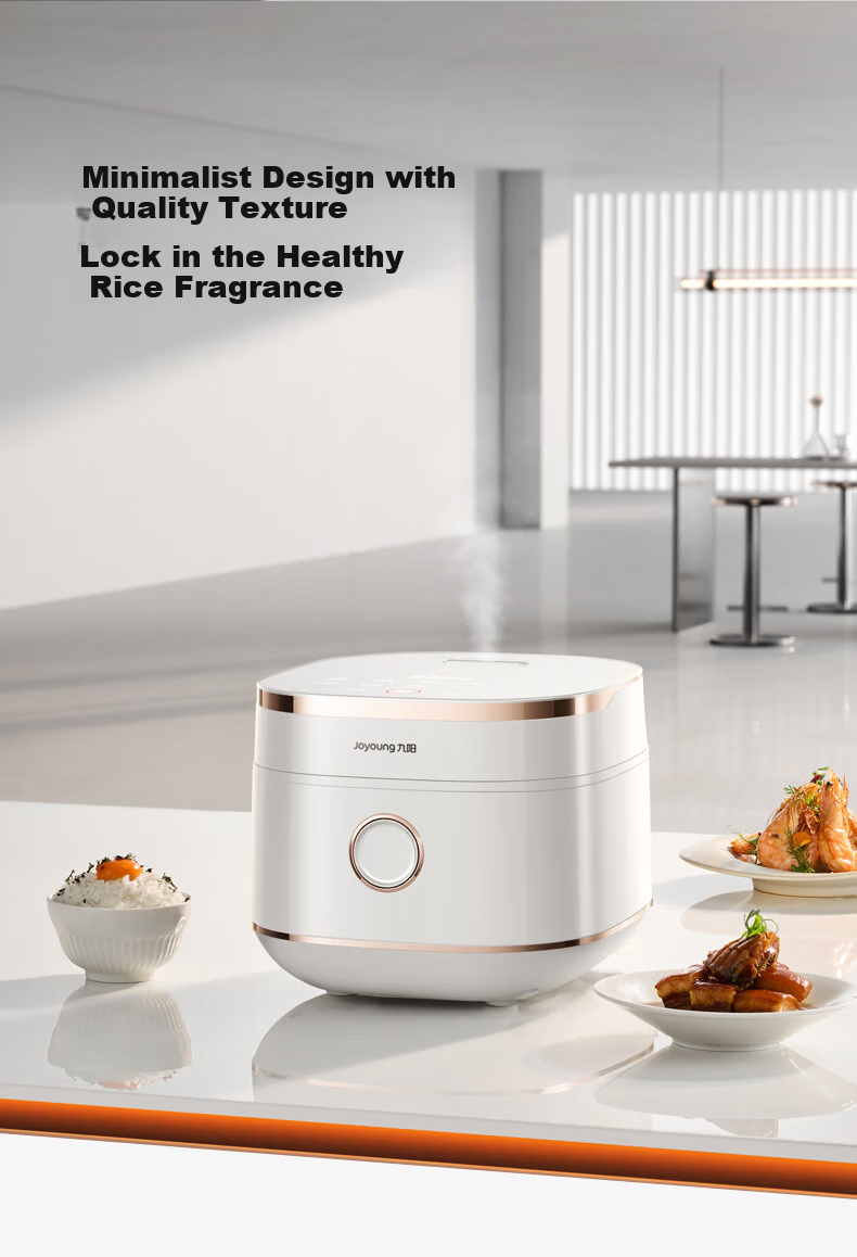 Joyoung [Full Honeycomb 0 Coating] 316L High-Purity Titanium Inner Pot, Low-Sugar IH Far-Infrared Heating Electric Rice Cooker, 4-Liter Capacity for 3-4 People, 8A Rice, Subsidy 40N1F 23