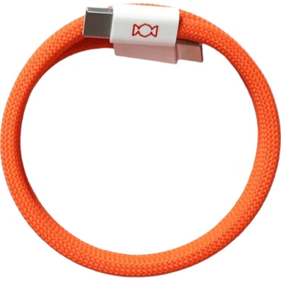 Кабель CANDYSIGN MagTie Candy Factory, 60W USB C-C, 1 метр, оранжевый
