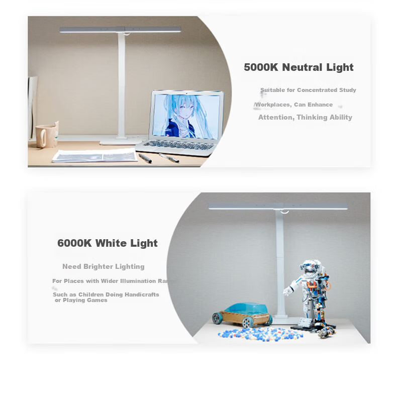 Dpdupi Eye Protection Lamp for Study, Reading, Homework, Students And Children, Smart Screen-Friendly Desk Lamp with Intelligent Lighting to Protect Visio 20