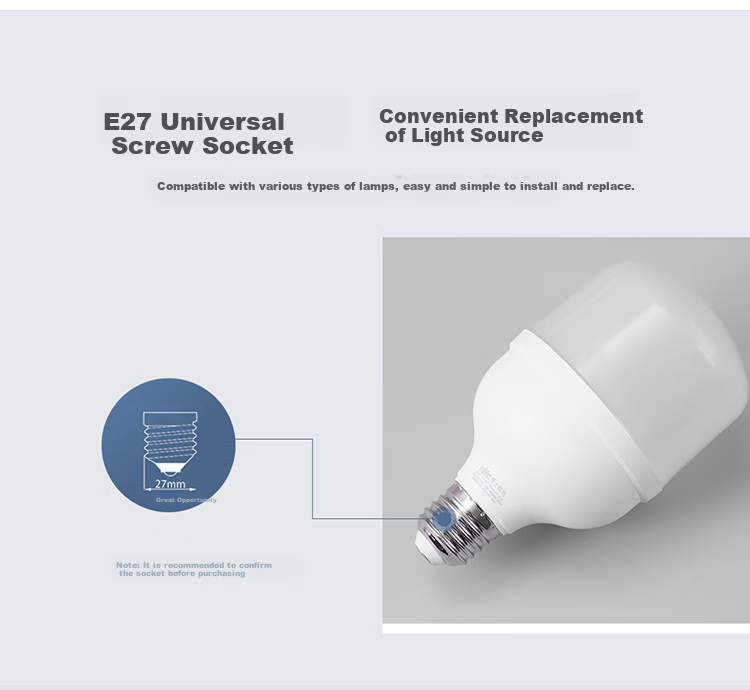 NVC LED High-Power Bulb, UFO-Shaped Energy-Saving E27 Screw Base Globe Lamp, Household Single Lamp, High Wattage 20W, Cool White 6500K 9