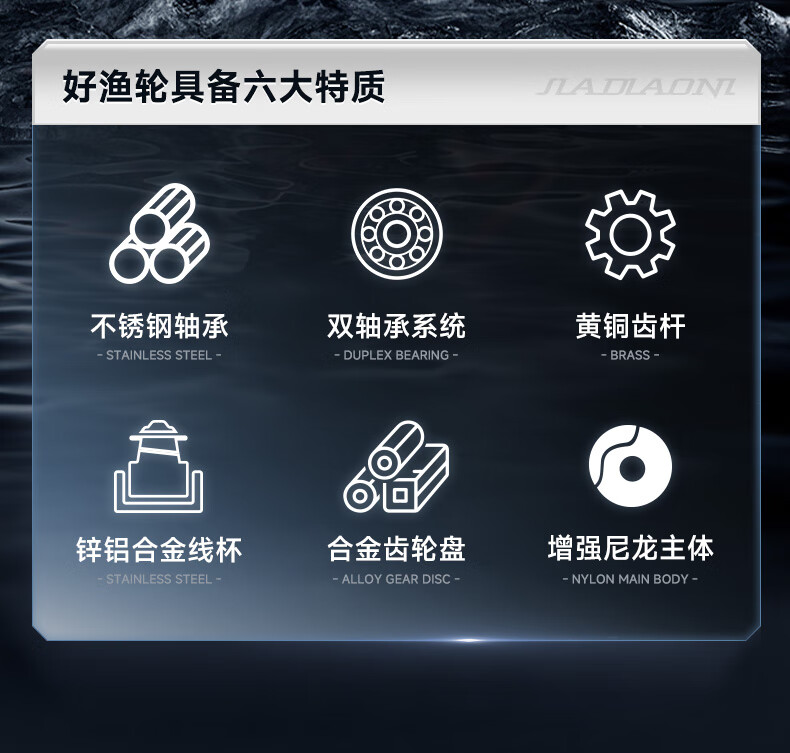 JIADIAONI Carbon Fishing Rod Sea Rod Long Casting Rod Throwing Rod Set Fishing Rod Sea Rod Full Set Ultra Hard Anchor Fish 2.4m 3