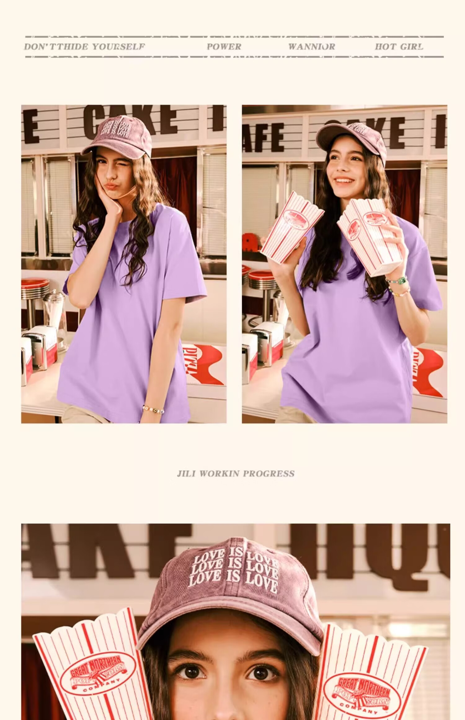 Huili Women's Short-Sleeve T-Shirt, Summer 2026, Ultra-Hot Wine Red, Flattering Pure Cotton Half-Sleeve, Loose-Fitting, High-End, Plus-Size Women's Clothing 7