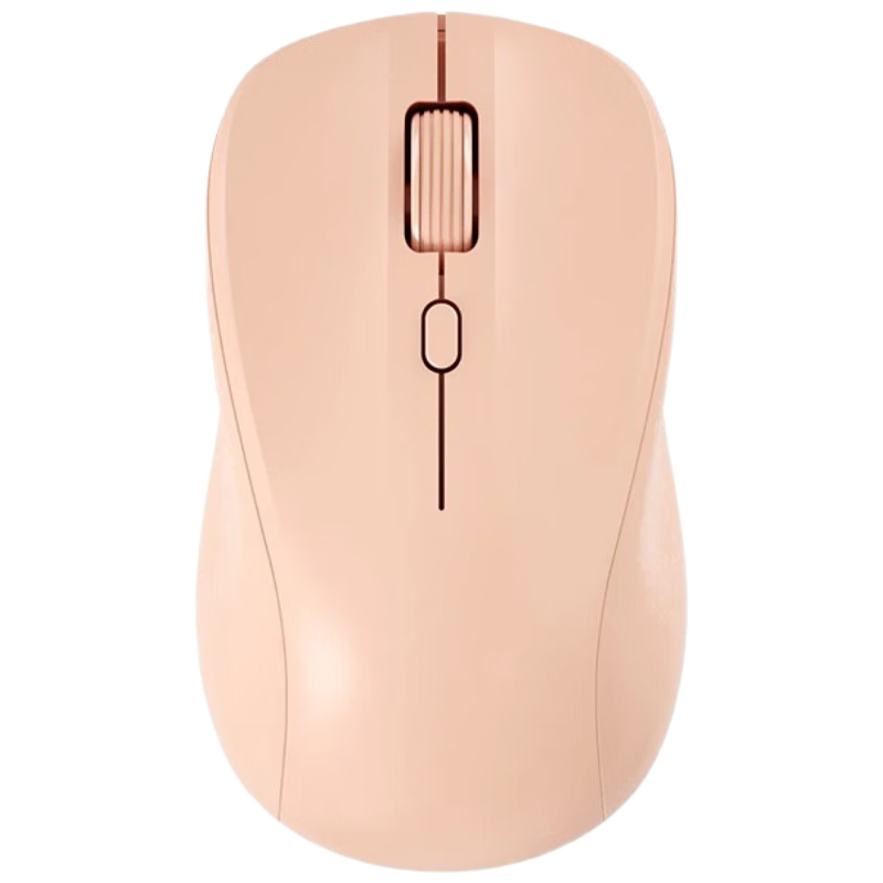 B.O.W Hangshi M138 Wireless Mouse Office Mouse Lightweight Portable Mouse Universal Silent Mouse for Laptop and Desktop Vitality Pink