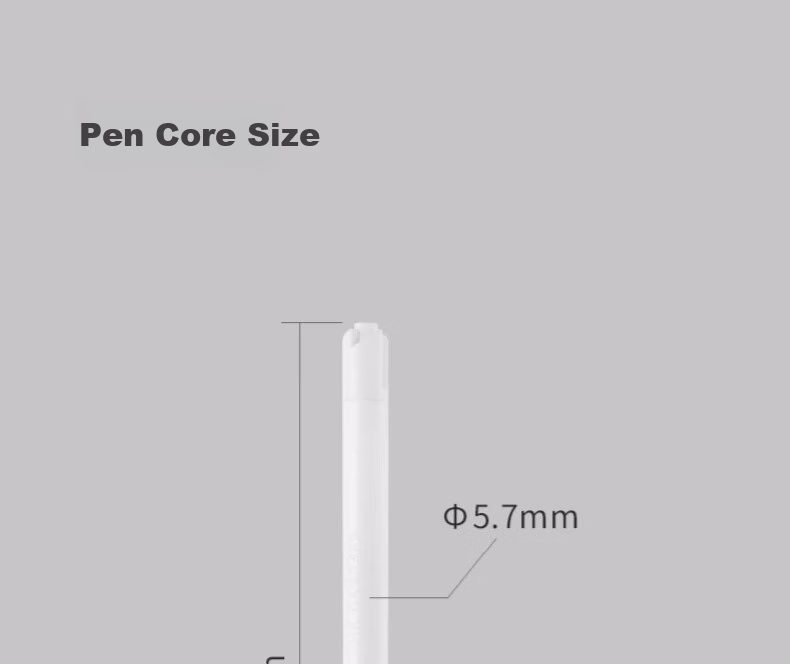[Back to School Essential] KACO European Standard G2 Structural Retractable Gel Pen Refills, 0.5mm Black Bullet Tip, 10 Pieces/box, K1602 11