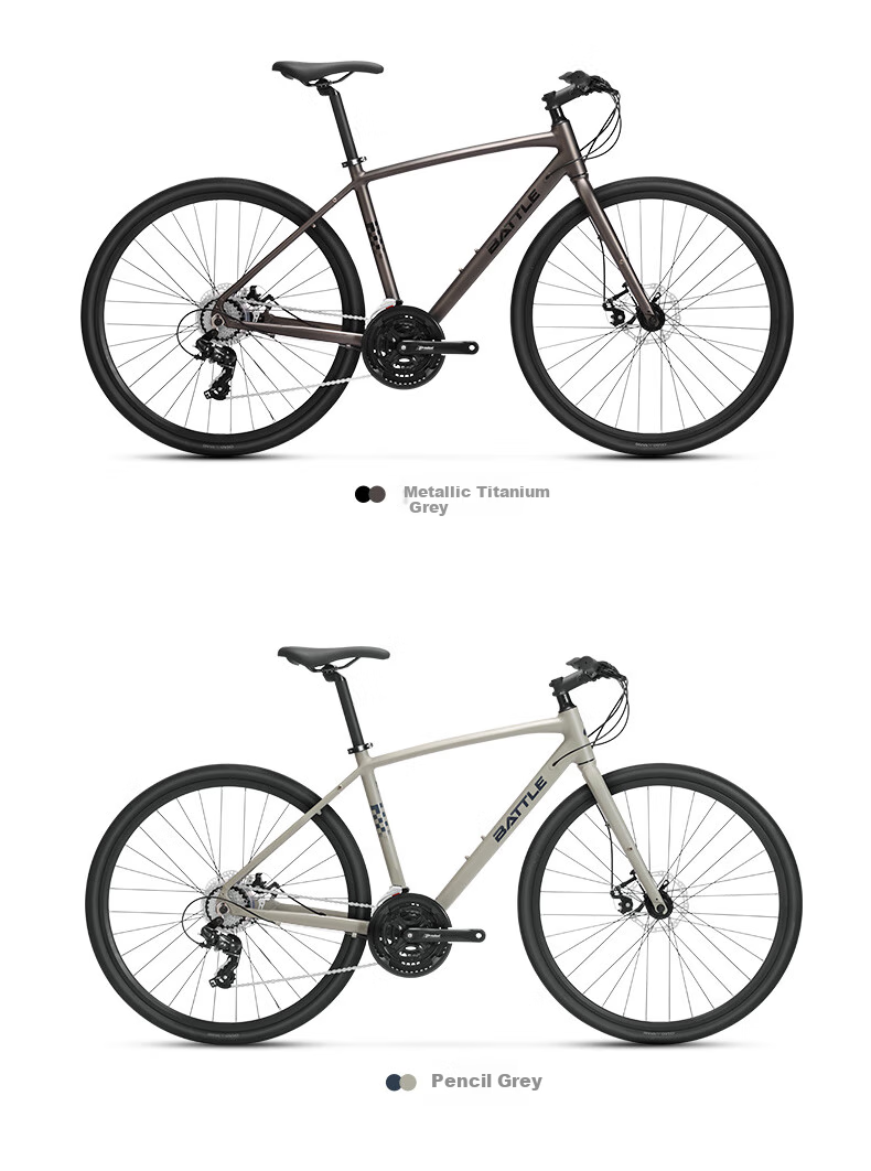 BATTLE Road Bike, 21-Speed Aluminum Alloy Frame, for Men And Women, Adults And Students, City Leisure Bicycle 17