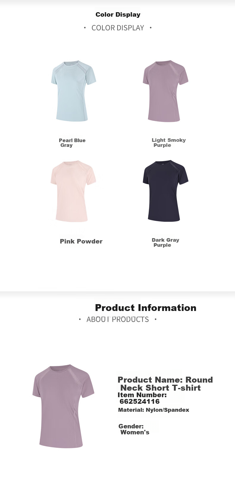 361° Women's Short-Sleeve Summer Clothing, New Cool-Feeling T-Shirt, Sun Protection Shirt, Ice Silk Sports Running Top, 662524116-7 37