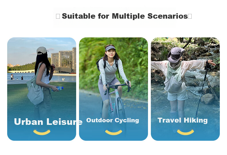 CAMEL Outdoor Cycling Backpack, Sports Rucksack, Lightweight Foldable Hiking Bag W9B318013B Black 12