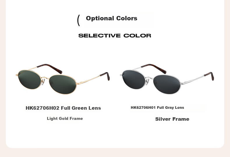 HELEN KELLER Vintage Retro Metal Sunglasses, UV Protection, Fashionable Polarized Sunglasses for Women And Men, HK62706H02 9