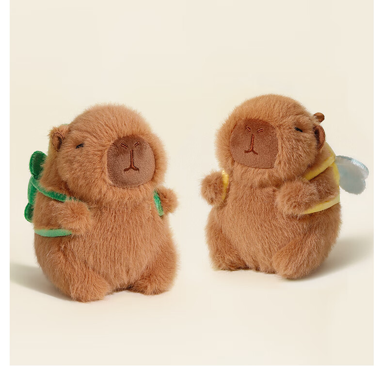 Imiwa Capybara Doll Plush Backpack Keychain Pendant Toy Children's Day Gift 2