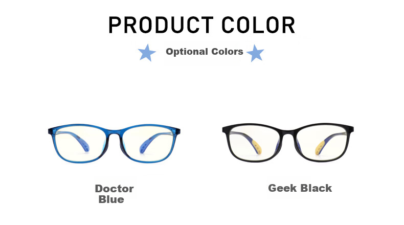 PARZIN Children's Anti-Blue Light Radiation Protection Glasses for Boys And Girls Students, Anti-Blue Light Eye Protection Glasses for Mobile Phone And Online Classes, Ages 5-14, 2016 3