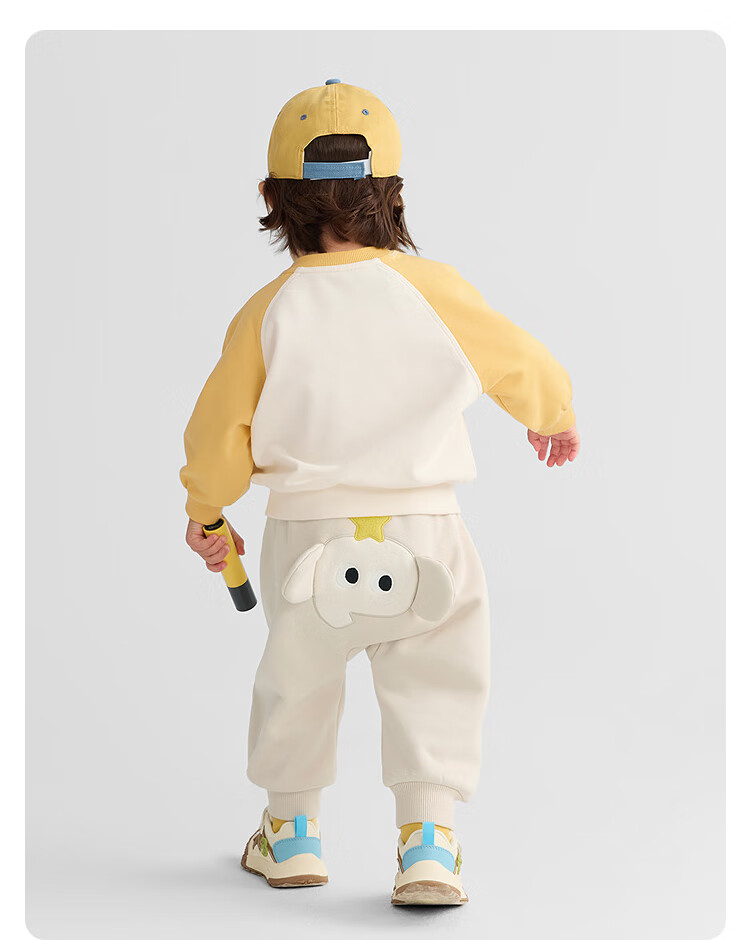 BALABALA Children's Clothing, Baby Sweatshirt, Boys And Girls Long-Sleeve Top, Cartoon Print Autumn Wear, Cute Style, 209325121201 10