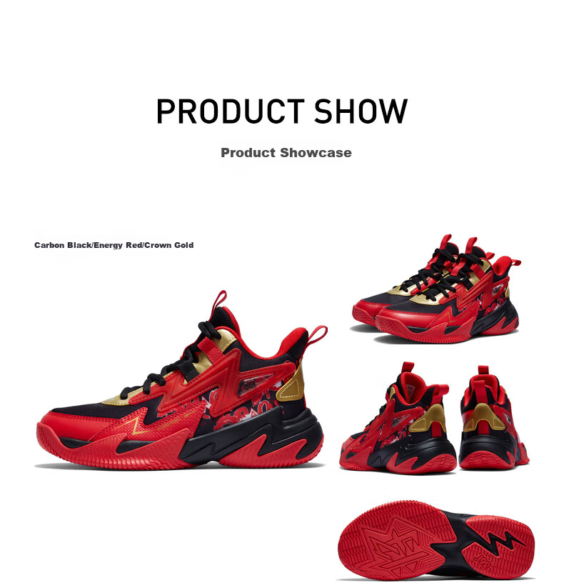 361° Hanjiang | Children's Basketball Shoes, Summer Practical Training, Youth Hard Court Wear-Resistant Basketball Shoes, Blue, Size 41 28