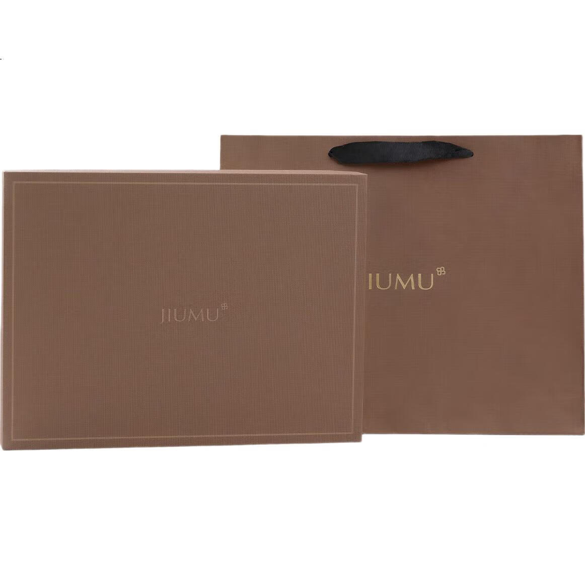 Шарф JIUMU из 100% шерсти для мужчин, теплый зимний и осенний, подарочный шарф с упаковкой, размер 174x30 см, серый