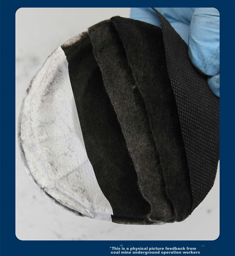 Baoshunan Dust Mask Original Heavy-Dust Environment KN100 Dust-Proof Grade Filter Cotton for Protection Against Particles above 0.075 Microns, 3202 Filter Cotton 1 Pack (Two Pieces) 6