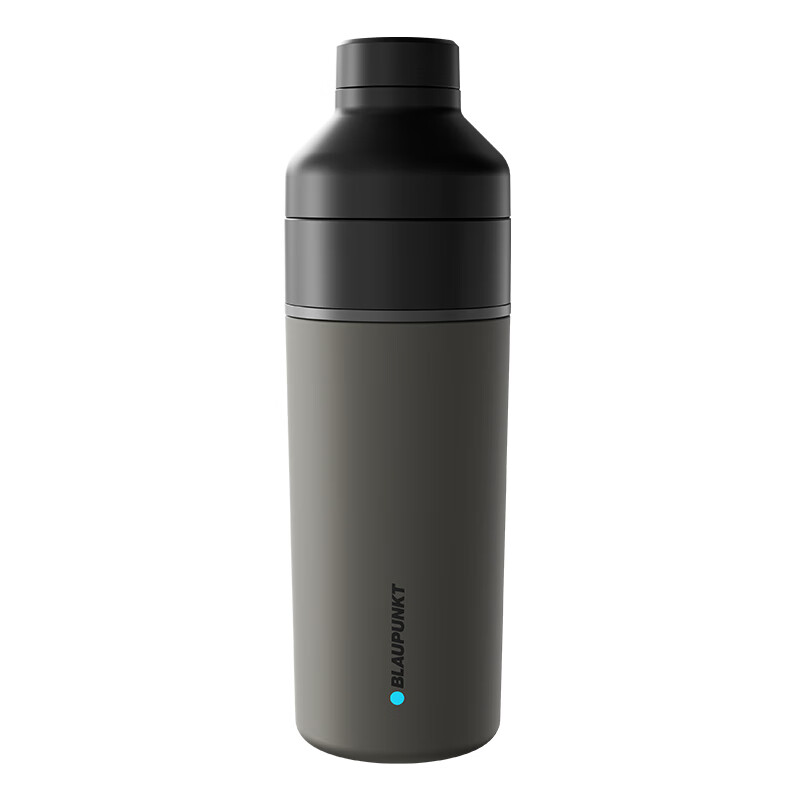 BLAUPUNKT Stainless Steel Juicer, Portable Juicing Cup, Home Juice Maker, Keeps Warm And Cold, Crushes Ice, Rechargeable, Mini Multifunctional, Anti-Oxidation, 316L Stainless Steel, Punk Gray