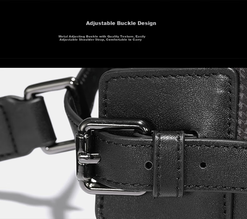 BVP Italian Leather Crossbody Bag, Men's Chest Pack, Spring And Summer Fashion Cowhide Shoulder Bag, Men's Backpack, Birthday Gift 19