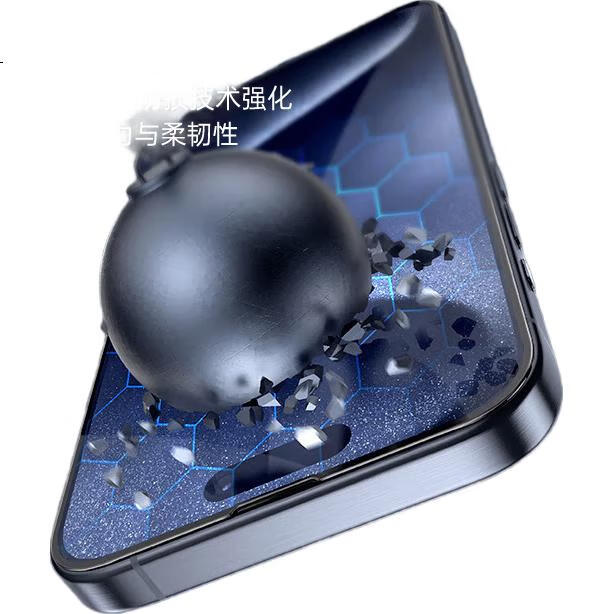 Защитное стекло MOCOLL для Apple iPhone 15 Pro Max, закаленное, прозрачное, антибликовое, полное покрытие, защита от отпечатков пальцев, легко устанавливается