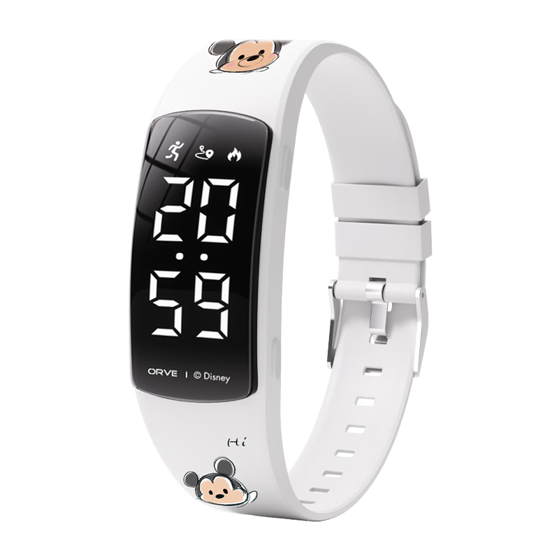 Disney Tsum Tsum Student Waterproof Swimming Sports Wristwatch Kids Electronic Alarm Clock for Boys and Girls