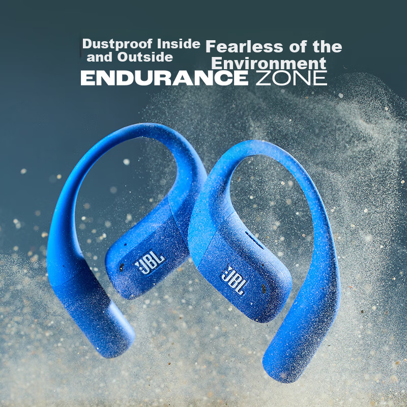 JBL ZONE [Wang Chulin's Choice], Yuedong Huan, True Wireless Open-Style, Sports Earphones, Ear-Hook Bluetooth Headphones, Compatible with Apple 18 Pro, Coast Blue