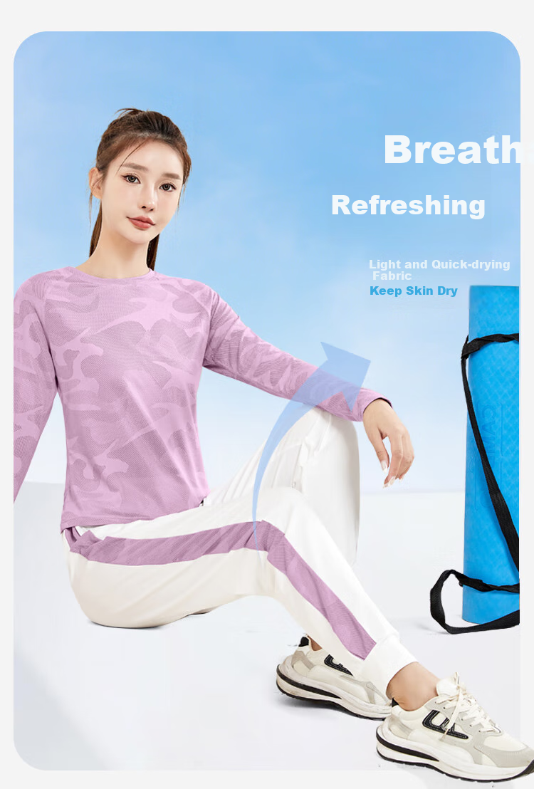 Fandimu Badminton Outfit for Women, Sports Running Yoga Tennis Fitness Wear, Breathable Comfortable Outdoor Training Hiking 5