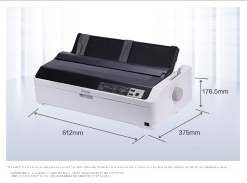 EPSON LQ-1600KIVH Wide-Format Receipt Printer, 136 Columns High-Speed Roll, Dot Matrix Printer 7