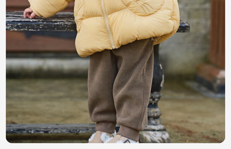 DAVE & BELLA Girls Waterproof Down Jacket Children's New Year Winter Coat Baby Year Outfit Mall Version 4