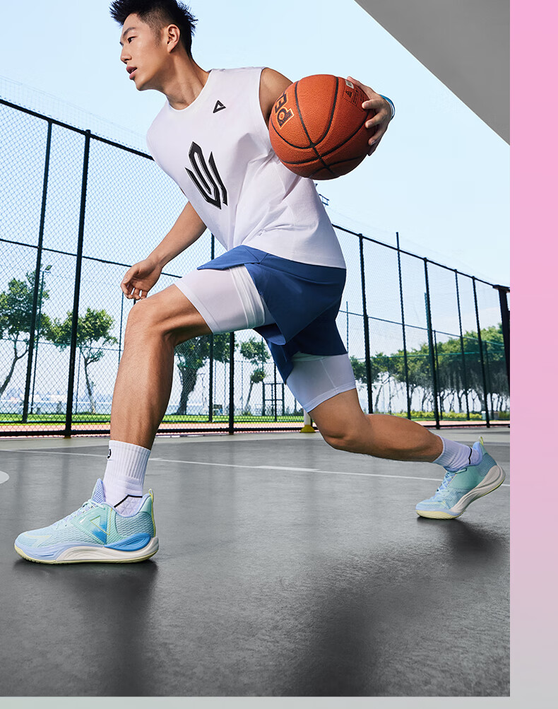 PEAK Taiji Zhufeng 3.0 Basketball Shoes for Men, Summer Wear-Resistant, Shock-Absorbing Sports Shoes, Competition Sneakers DA530351 17