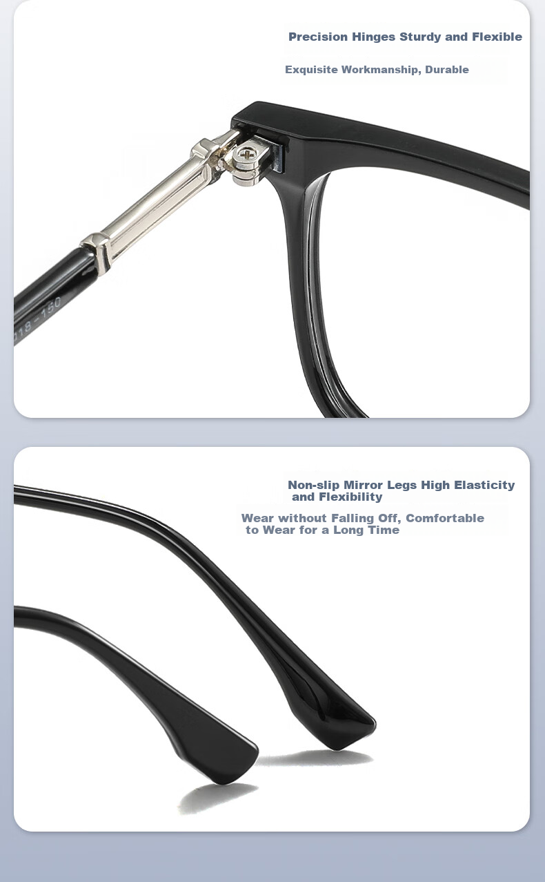 LOHO Reading Glasses for Men And Women, Anti-Blue Light Business Full-Frame Presbyopic High-Definition Glasses for Elderly, 400 Degrees, for Ages 75 And Above 5