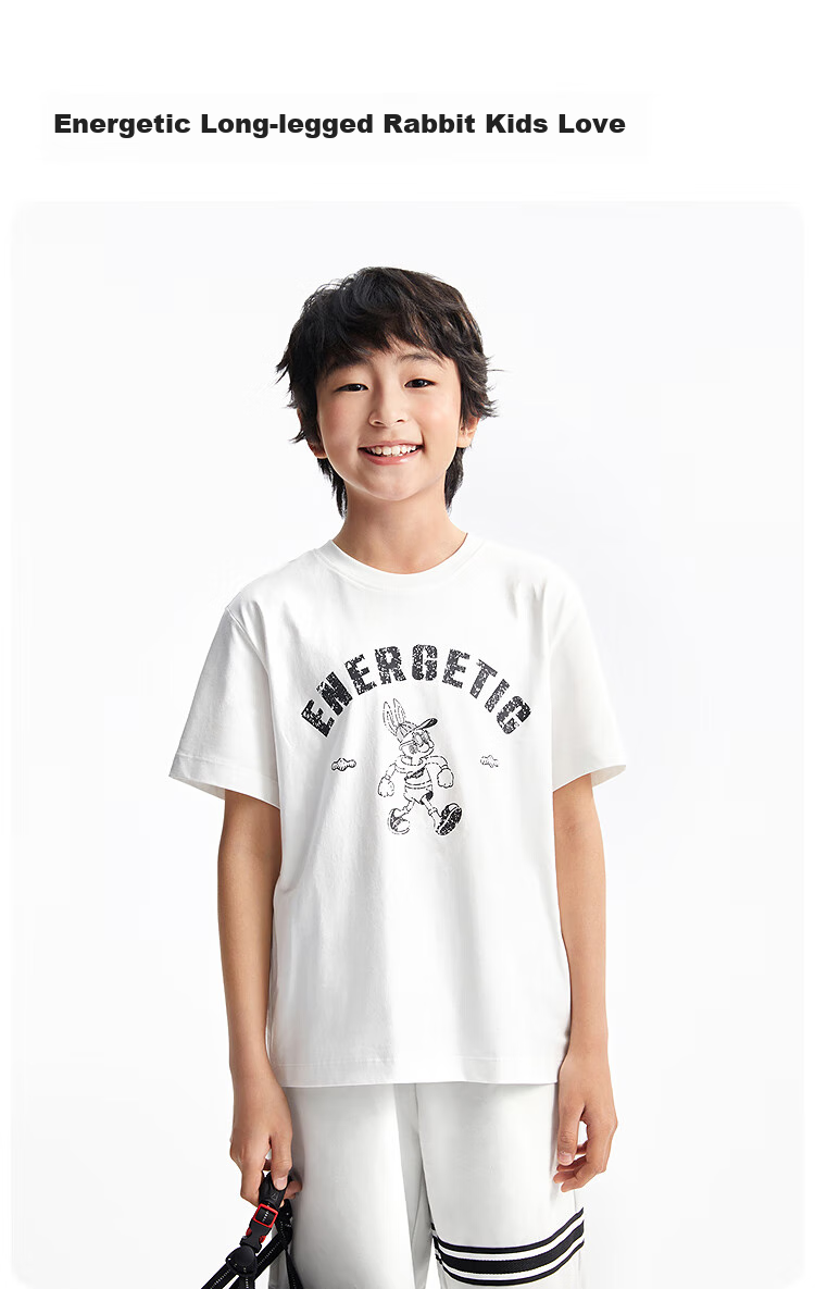 Annil Children's Clothing, Boys And Girls Round Neck Short Sleeve T-Shirt, 2025 Summer New Style, Pure Cotton, Sports Casual, Quick-Drying, Breathable 2