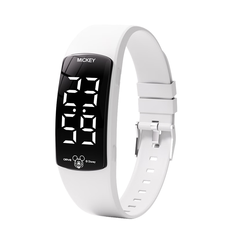Disney Mickey Student Watch Waterproof Sports Teen Boys Dormitory Wake-up Alarm Vibration Digital Watch