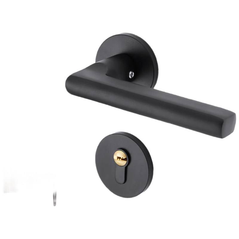 BLOSSOM Interior Bedroom Door Lock, Quiet Noise Reduction Lock Body, Door Lock 246 Silent Door Lock, Aluminum Panel Surface