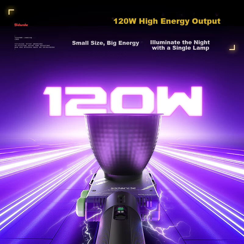 Профессиональный светодиодный осветитель Sidande Q120 Energy Ultra Kit, 120 Вт, портативный, двухцветная температура, для фото- и видеосъемки
