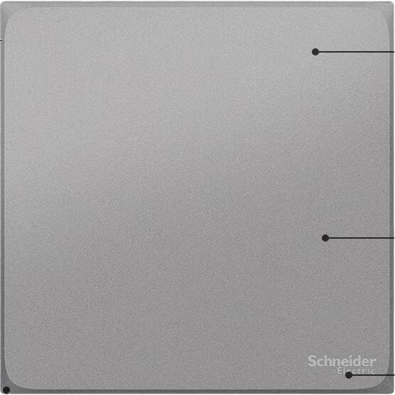 Выключатель одноклавишный Schneider Electric, серия Haocheng, цвет светло-серый, 86 типа