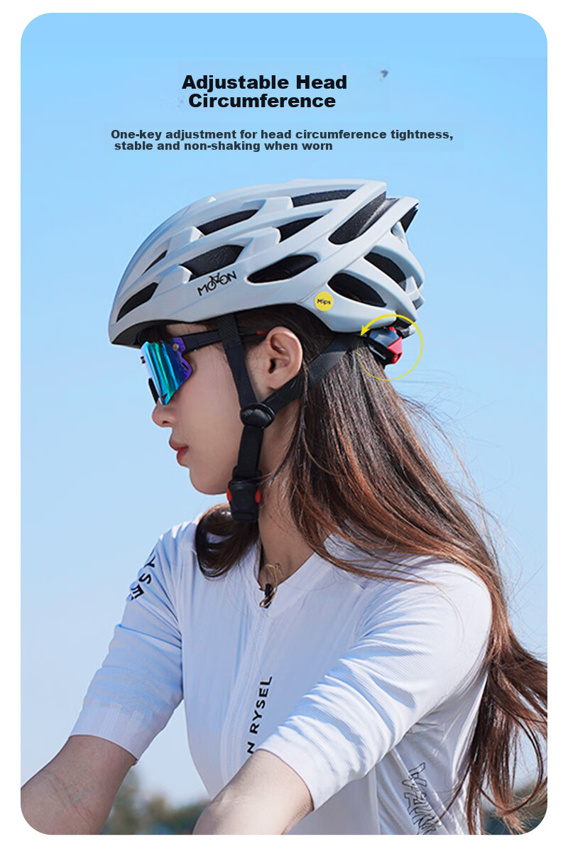 MOON MIPS Cycling Helmet, Lightweight Aerodynamic Safety Cap for Road Bikes And Mountain Bikes, Unisex Equipment, Size M 7