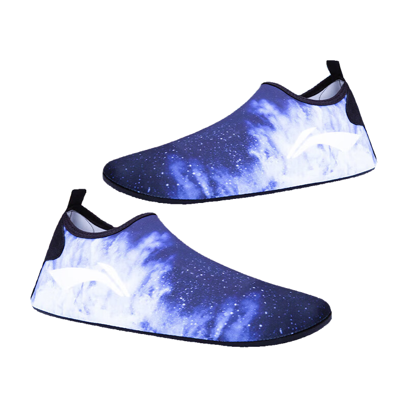 Li-Ning Beach Shoes for Men And Women, Swimming And Rafting Sandals, Non-Slip, Cut-Resistant, Skin-Friendly, Water Park, Beach Combing, Snorkeling, Breathable, Wear-Resistant