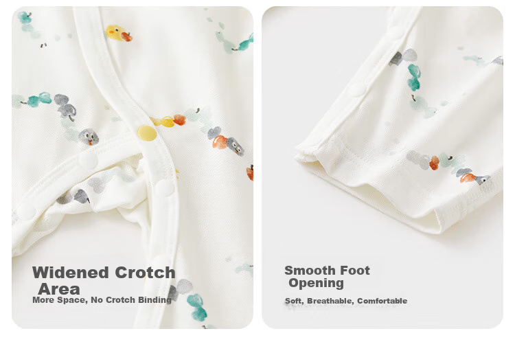 Wismorni [Antibacterial And Anti-Mite] Newborn Onesie, Summer Thin Style, Baby Clothes, Infant Summer Outfit 8